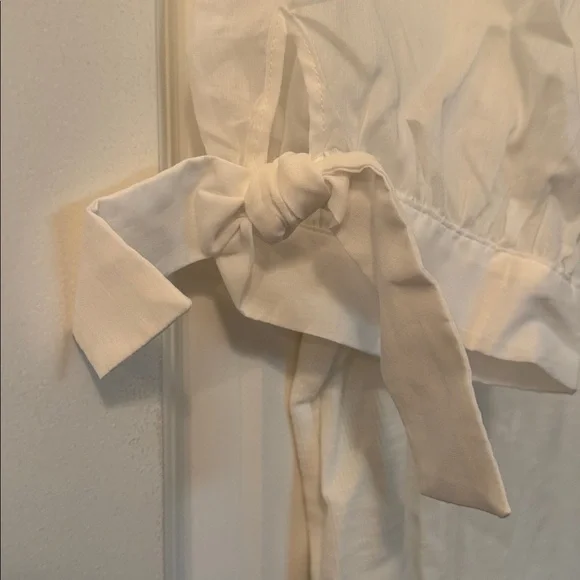 NWT GAP Essential Rib Puff Short Sleeve scoop-neck Knit Top XL Tall. White. - Picture 6 of 6